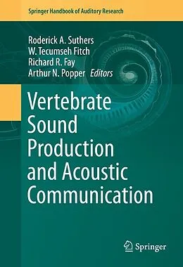 E-Book (pdf) Vertebrate Sound Production and Acoustic Communication von 