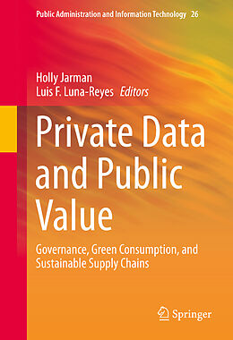 Fester Einband Private Data and Public Value von 