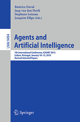 E-Book (pdf) Agents and Artificial Intelligence von 