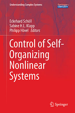 Livre Relié Control of Self-Organizing Nonlinear Systems de 