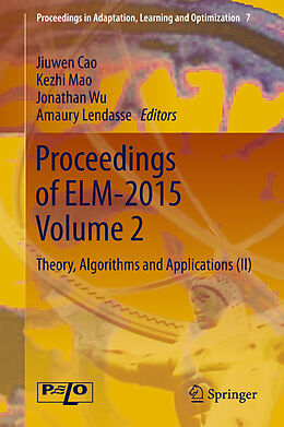 Livre Relié Proceedings of ELM-2015 Volume 2 de 