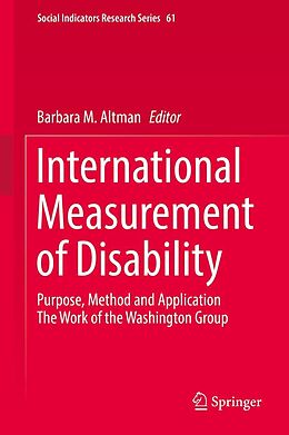 E-Book (pdf) International Measurement of Disability von 