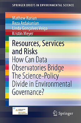 Couverture cartonnée Resources, Services and Risks de Mathew Kurian, Kristin Meyer, Linda Gonçalves Veiga