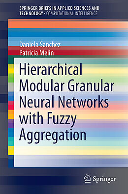 Kartonierter Einband Hierarchical Modular Granular Neural Networks with Fuzzy Aggregation von Patricia Melin, Daniela Sanchez