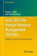 E-Book (pdf) Excel 2013 for Human Resource Management Statistics von Thomas J. Quirk, Julie Palmer-Schuyler
