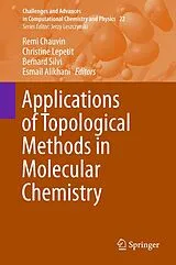 Fester Einband Applications of Topological Methods in Molecular Chemistry von 