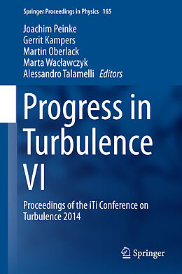 Fester Einband Progress in Turbulence VI von 