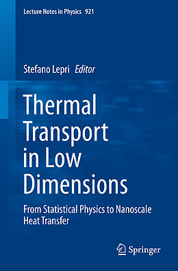 E-Book (pdf) Thermal Transport in Low Dimensions von 