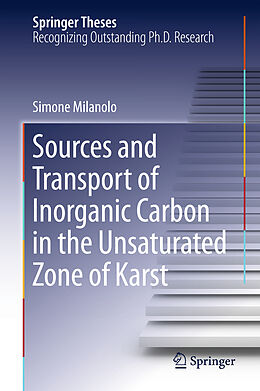 Fester Einband Sources and Transport of Inorganic Carbon in the Unsaturated Zone of Karst von Simone Milanolo