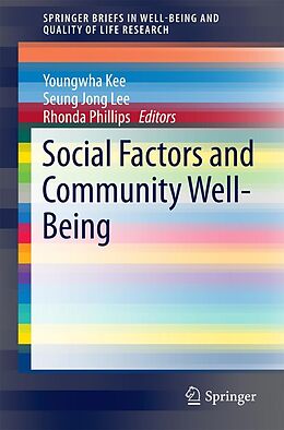 E-Book (pdf) Social Factors and Community Well-Being von 