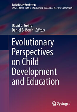 Livre Relié Evolutionary Perspectives on Child Development and Education de 
