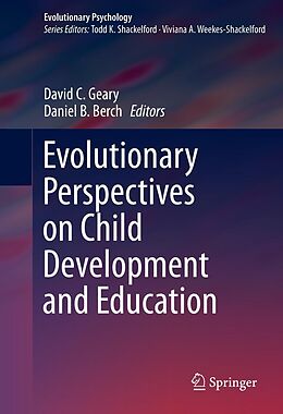 eBook (pdf) Evolutionary Perspectives on Child Development and Education de 