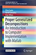 E-Book (pdf) Proper Generalized Decompositions von Elías Cueto, David González, Icíar Alfaro