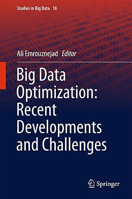 E-Book (pdf) Big Data Optimization: Recent Developments and Challenges von 