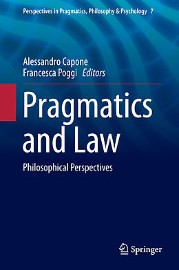 Livre Relié Pragmatics and Law de 