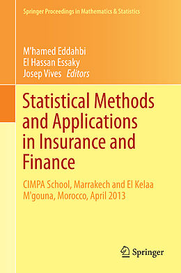 Fester Einband Statistical Methods and Applications in Insurance and Finance von 