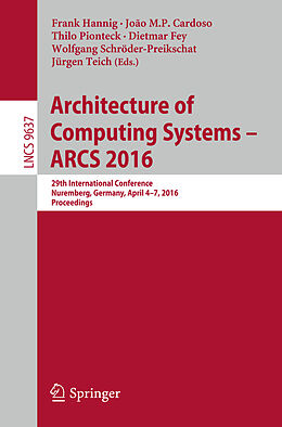 Kartonierter Einband Architecture of Computing Systems -- ARCS 2016 von 