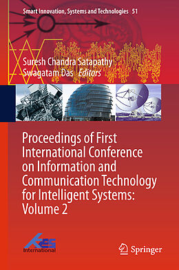 Fester Einband Proceedings of First International Conference on Information and Communication Technology for Intelligent Systems: Volume 2 von 