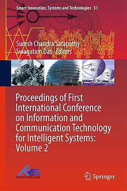 E-Book (pdf) Proceedings of First International Conference on Information and Communication Technology for Intelligent Systems: Volume 2 von 
