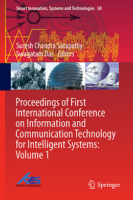 Fester Einband Proceedings of First International Conference on Information and Communication Technology for Intelligent Systems: Volume 1 von 