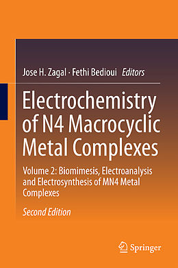 Livre Relié Electrochemistry of N4 Macrocyclic Metal Complexes de 