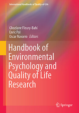 Fester Einband Handbook of Environmental Psychology and Quality of Life Research von 