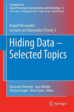 eBook (pdf) Hiding Data - Selected Topics de Rudolf Ahlswede
