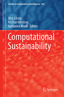 Livre Relié Computational Sustainability de 