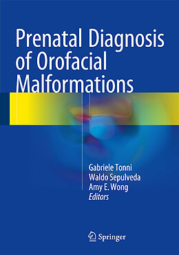 Livre Relié Prenatal Diagnosis of Orofacial Malformations de 