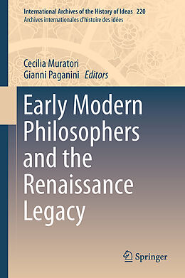 Livre Relié Early Modern Philosophers and the Renaissance Legacy de 