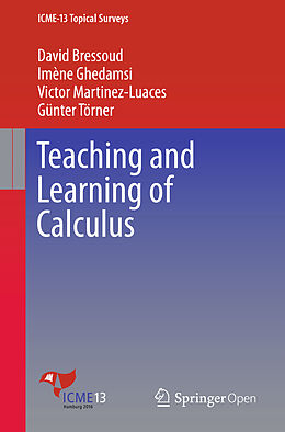 Kartonierter Einband Teaching and Learning of Calculus von David Bressoud, Günter Törner, Victor Martinez-Luaces