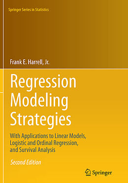 Kartonierter Einband Regression Modeling Strategies von Jr. Harrell