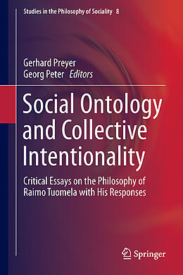Livre Relié Social Ontology and Collective Intentionality de 