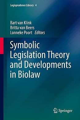 eBook (pdf) Symbolic Legislation Theory and Developments in Biolaw de 