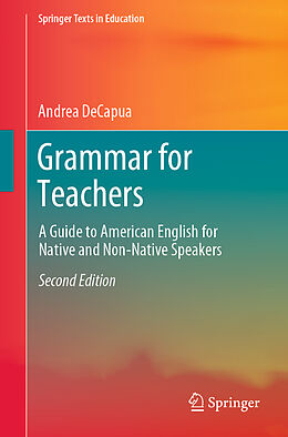 Kartonierter Einband Grammar for Teachers von Andrea Decapua