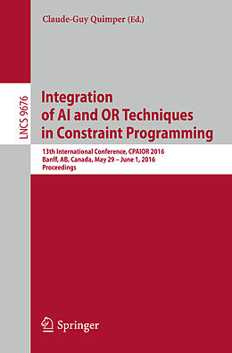 E-Book (pdf) Integration of AI and OR Techniques in Constraint Programming von 