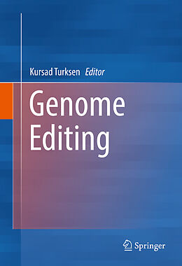 Fester Einband Genome Editing von 