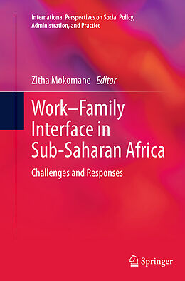 Couverture cartonnée Work Family Interface in Sub-Saharan Africa de 