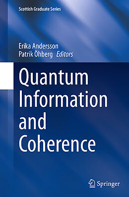 Couverture cartonnée Quantum Information and Coherence de 