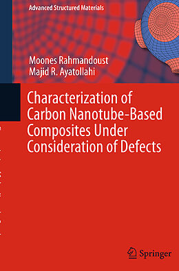 Kartonierter Einband Characterization of Carbon Nanotube Based Composites under Consideration of Defects von Majid R. Ayatollahi, Moones Rahmandoust