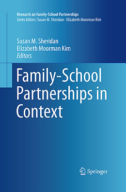 Couverture cartonnée Family-School Partnerships in Context de 