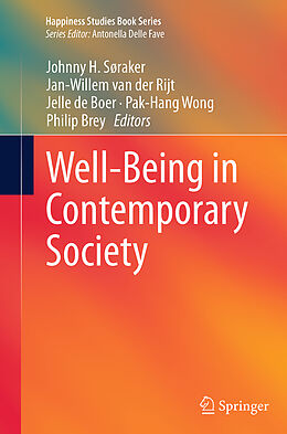 Couverture cartonnée Well-Being in Contemporary Society de 