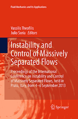 Couverture cartonnée Instability and Control of Massively Separated Flows de 