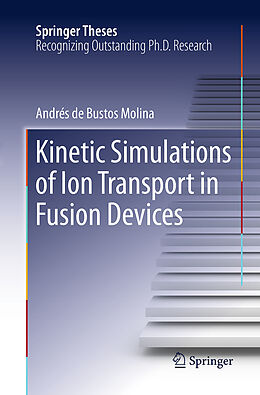 Kartonierter Einband Kinetic Simulations of Ion Transport in Fusion Devices von Andrés de Bustos Molina