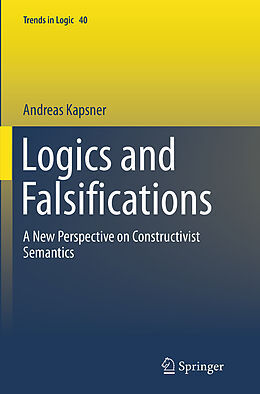 Couverture cartonnée Logics and Falsifications de Andreas Kapsner