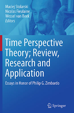 Couverture cartonnée Time Perspective Theory; Review, Research and Application de 