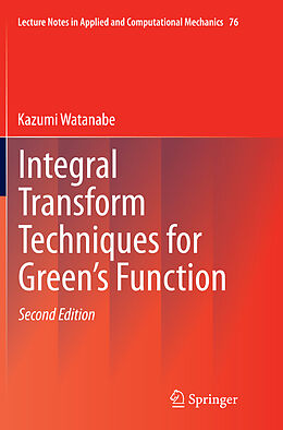 Couverture cartonnée Integral Transform Techniques for Green's Function de Kazumi Watanabe