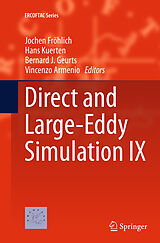 Couverture cartonnée Direct and Large-Eddy Simulation IX de 