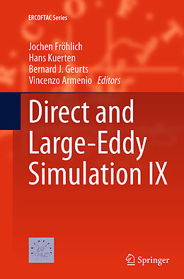 Couverture cartonnée Direct and Large-Eddy Simulation IX de 