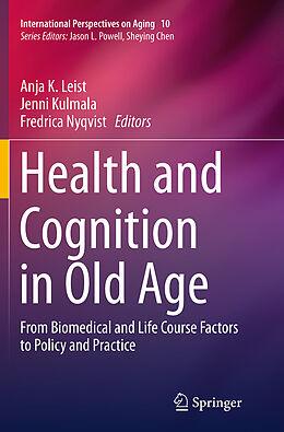 Couverture cartonnée Health and Cognition in Old Age de 